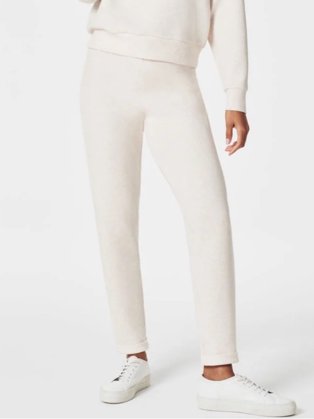 SPANX AIRESSENTIALS TAPERED PANT oatmeal heather